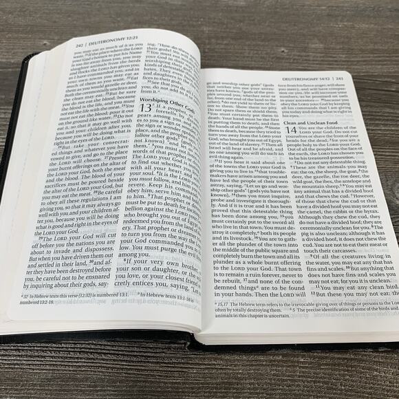Zondervan Holy Bible NIV ReadEasy Black Italian Duo-tone - Picture 10 of 13